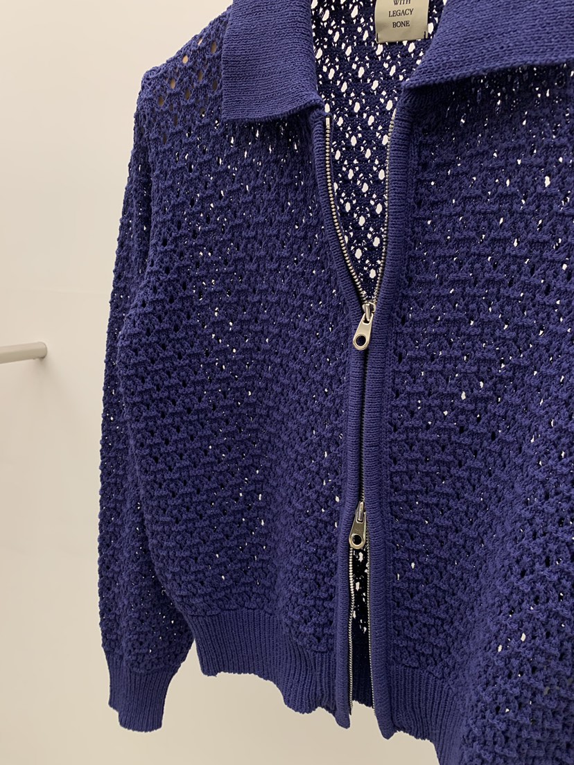 LEGACY BONE韓國直郵女裝新品熱賣時尚休閑職業針織衫拉鏈LEGACY BONE針織衫