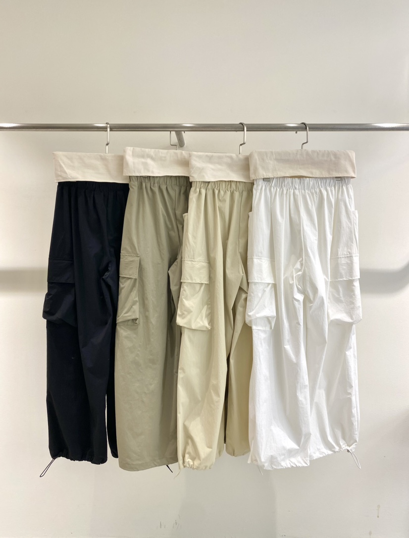 1968韓國直郵女士新品26春夏推薦熱賣時尚休閑褲口袋抽繩1968/YEOUYA休閑褲