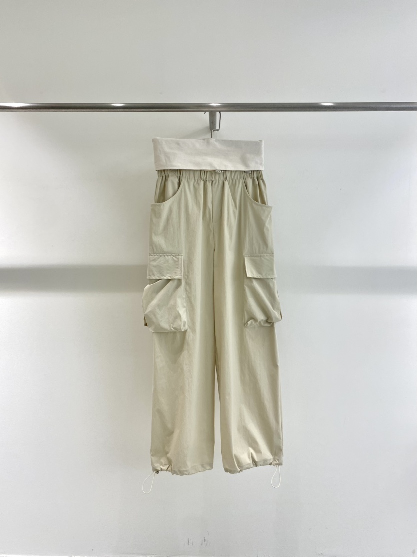 1968韓國直郵女士新品26春夏推薦熱賣時尚休閑褲口袋抽繩1968/YEOUYA休閑褲圖色2