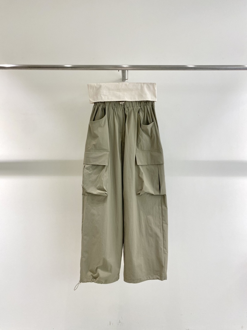 1968韓國直郵女士新品26春夏推薦熱賣時尚休閑褲口袋抽繩1968/YEOUYA休閑褲圖色3