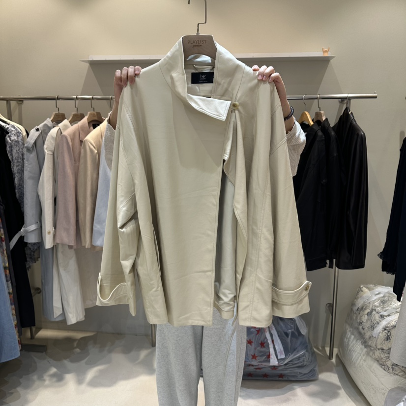 HER/PLAYLIST韓國直郵實拍女士新品熱賣26春夏職業推薦夾克HER/PLAYLIST夾克圖色1