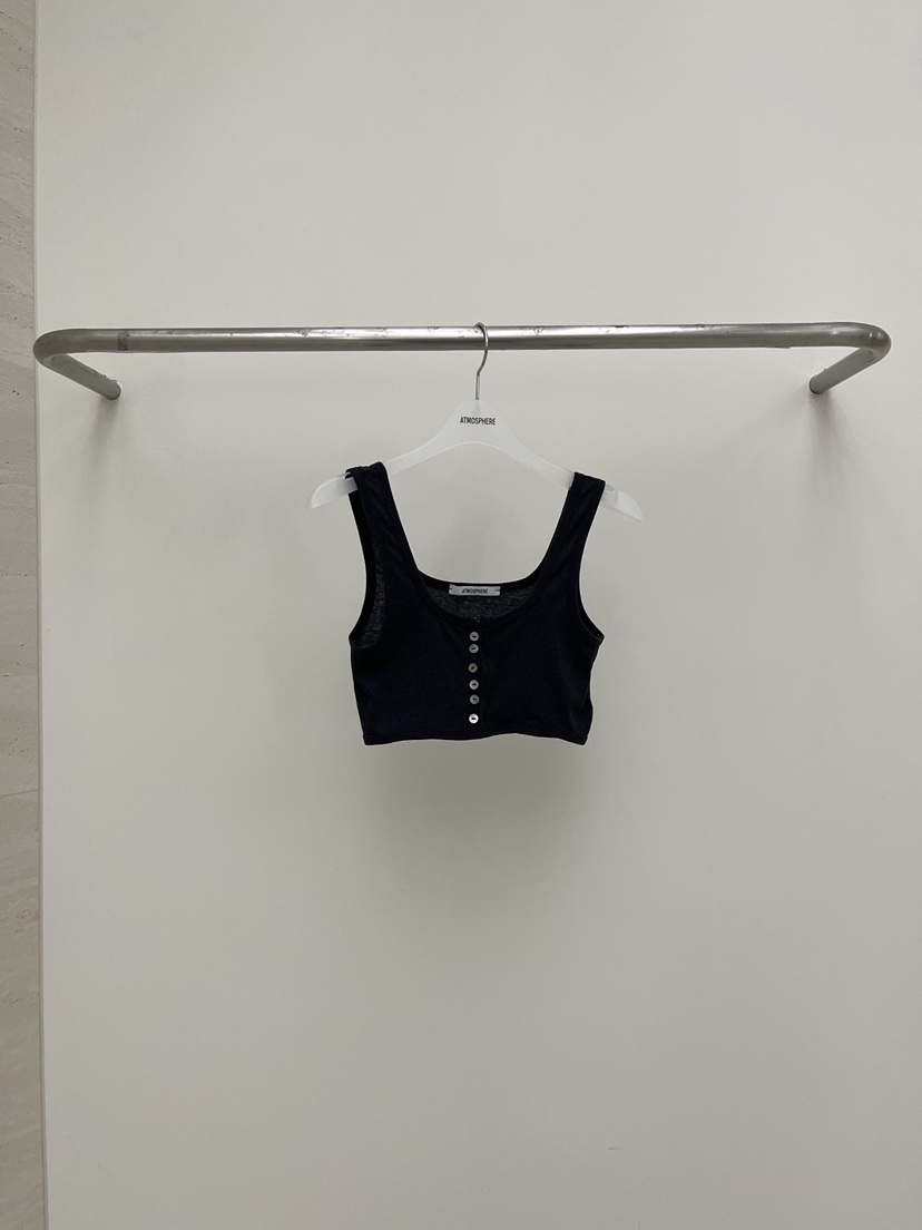 ATMOSPHERE韓國直郵女裝新品休閑26春夏推薦吊帶背心紐扣ATMOSPHERE/BLING吊帶/背心圖色2