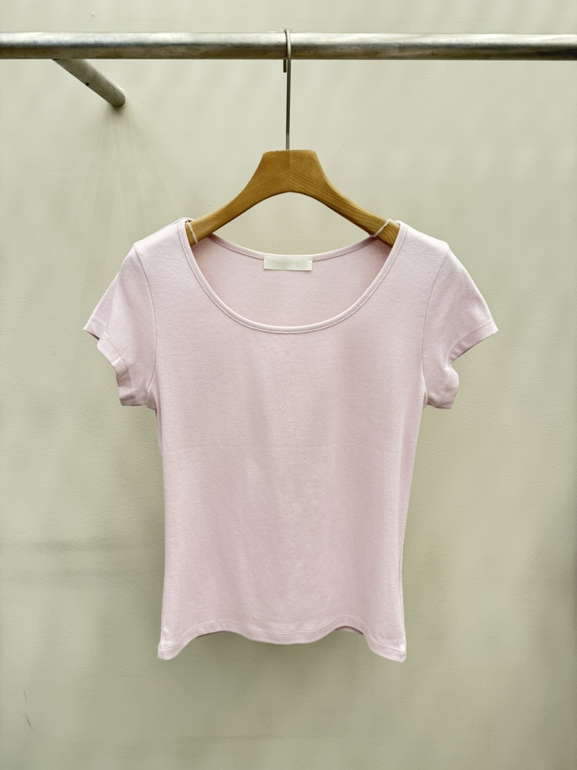 EOOB/LAMEREI韓國東大門代購女裝新款26春夏職業T恤圓領EOOB/LAMEREIT恤圖色2