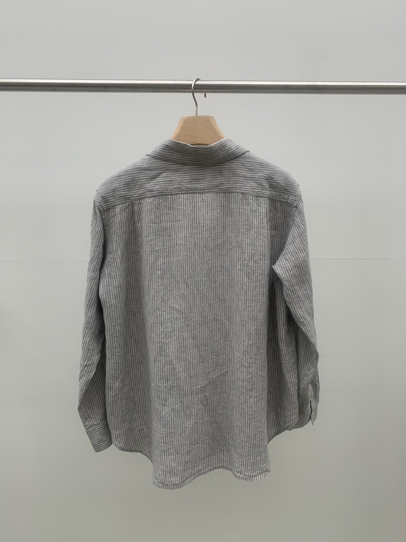 LEGACY BONE韓國東大門直郵女士新款時尚襯衫蕾絲衫條紋LEGACY BONE襯衫/蕾絲衫