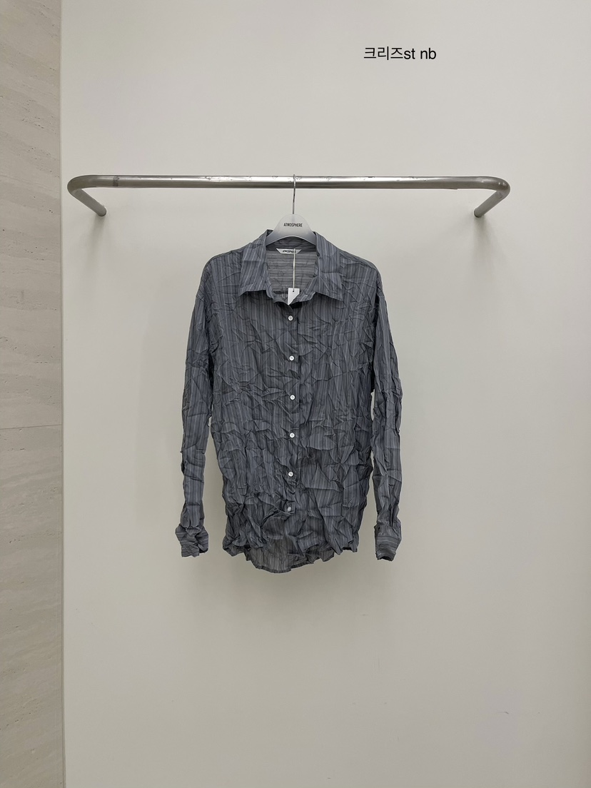 ATMOSPHERE韓國代購女裝新款熱賣人氣時尚襯衫蕾絲衫褶皺ATMOSPHERE/BLING襯衫/蕾絲衫圖色1