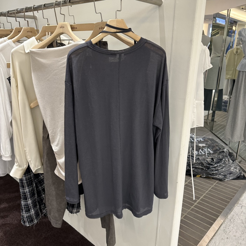 PITA/THEVERLIN韓國東大門代購女裝新款休閑長袖T恤寬松PITA/THEVERLIN長袖T恤