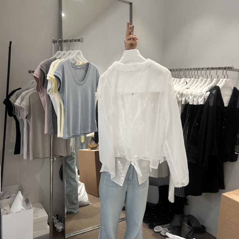 SIHO ARCHIVE韓國直郵實拍女士新品職業熱賣推薦襯衫蕾絲衫SIHO ARCHIVE襯衫/蕾絲衫