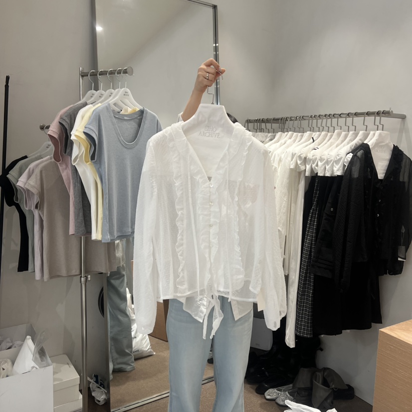 SIHO ARCHIVE韓國直郵實拍女士新品職業熱賣推薦襯衫蕾絲衫SIHO ARCHIVE襯衫/蕾絲衫圖色3