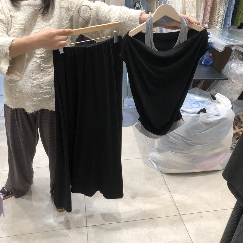 DREAM GIRIS/HOT PLACE韓國東大門直郵女士新品推薦套裝假兩件套裝DREAM GIRIS/HOT PLACE套裝圖色2