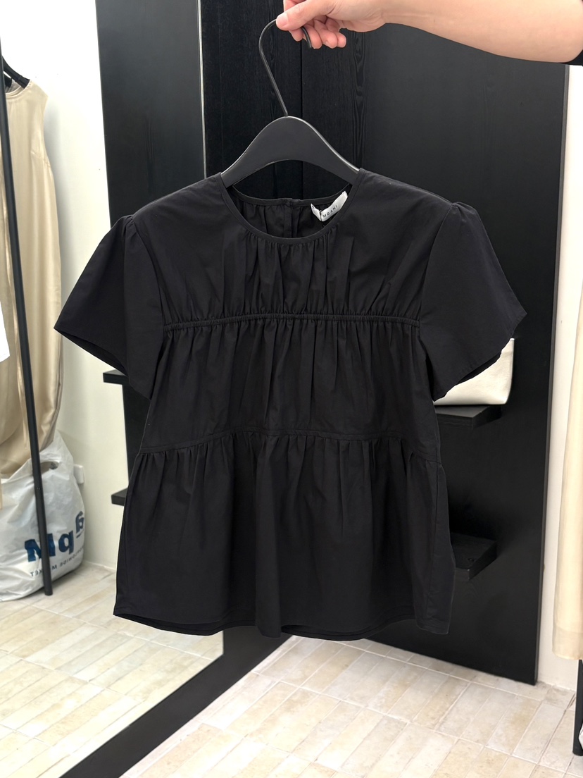 MOANI韓國東大門直郵女裝新品人氣時尚職業襯衫蕾絲衫褶皺MOANI襯衫/蕾絲衫圖色3