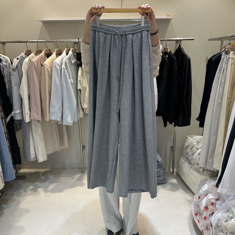 HER/PLAYLIST韓國東大門代購女士新品時尚熱賣休閑褲直筒褲HER/PLAYLIST休閑褲圖色1