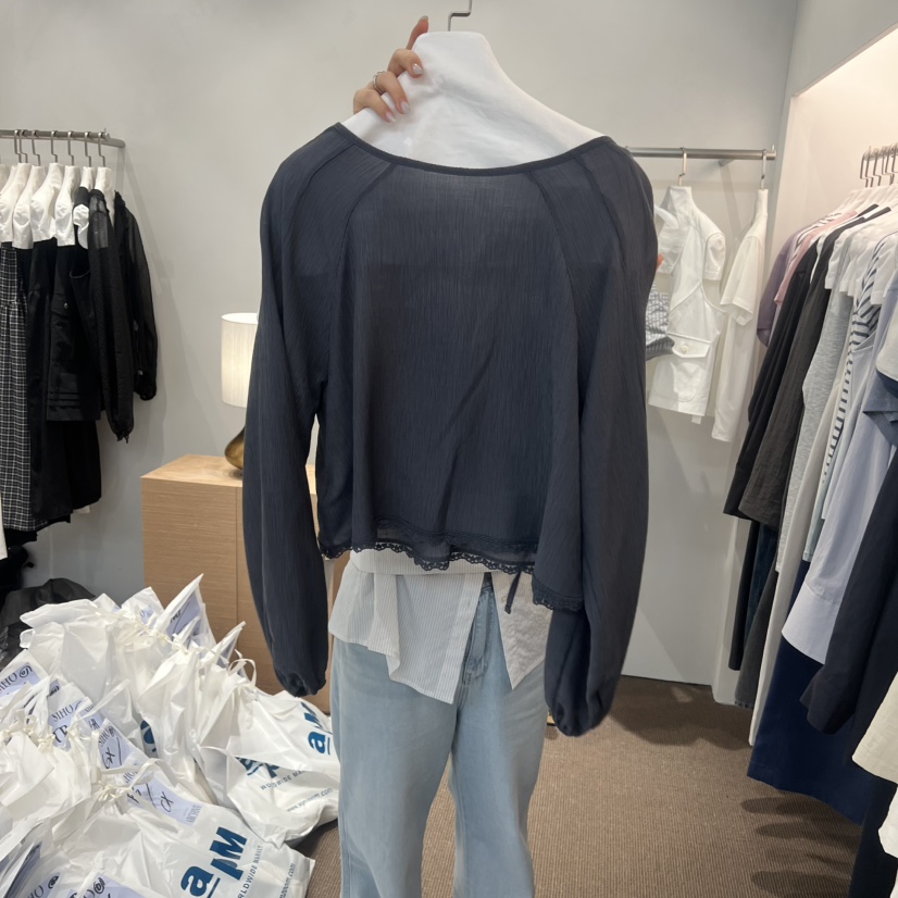 SIHO ARCHIVE韓國東大門代購女裝新品26春夏人氣襯衫蕾絲衫SIHO ARCHIVE襯衫/蕾絲衫