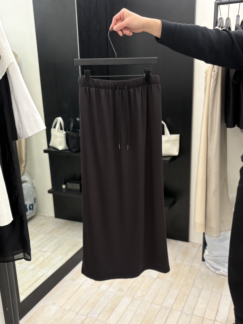 MOANI韓國直郵實拍女士新款休閑熱賣職業26春夏時尚人氣長裙MOANI長裙圖色2黑色