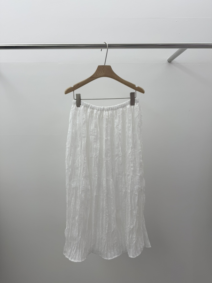 BROWNS-P韓國代購女裝新品時尚26春夏熱賣職業人氣長裙褶裥BROWNS-P長裙圖色1