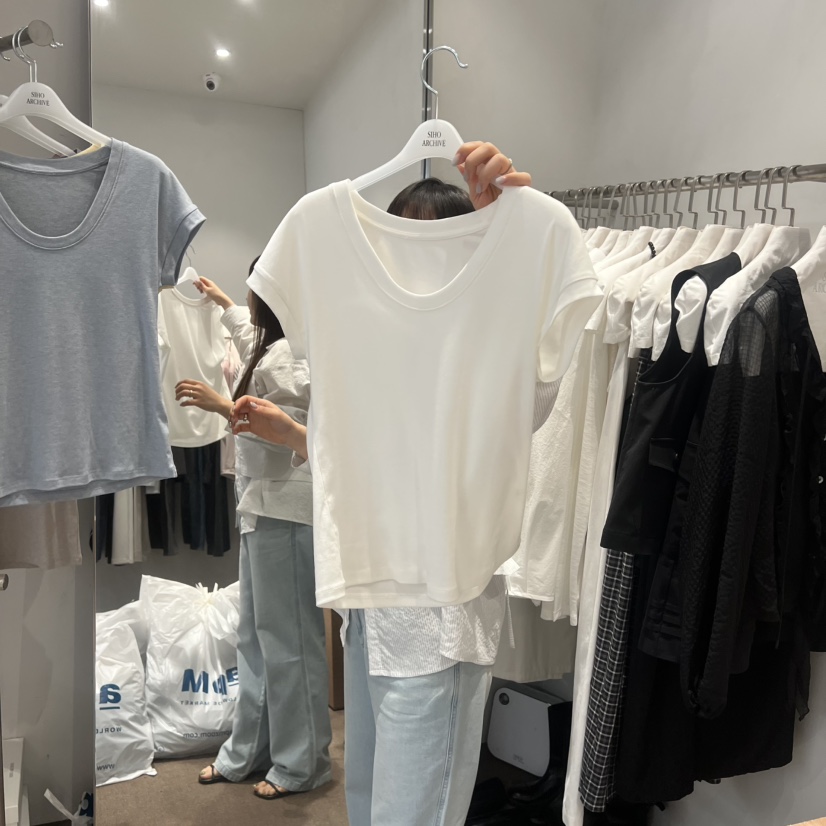 SIHO ARCHIVE韓國直郵女士新款時尚熱賣26春夏推薦休閑T恤SIHO ARCHIVET恤圖色3