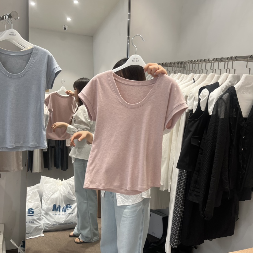 SIHO ARCHIVE韓國直郵女士新款時尚熱賣26春夏推薦休閑T恤SIHO ARCHIVET恤圖色5