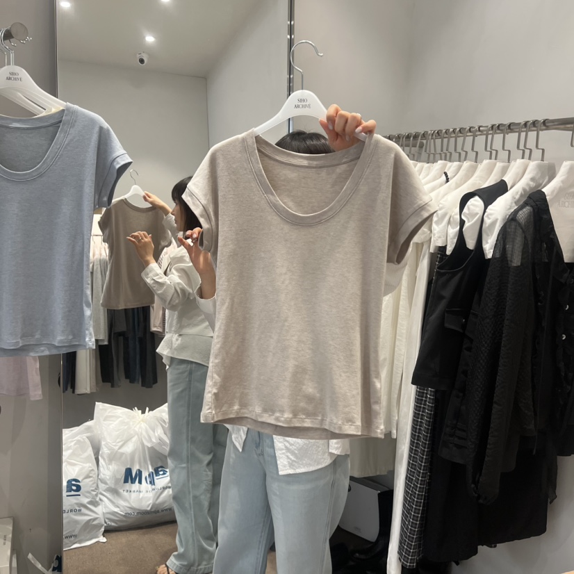 SIHO ARCHIVE韓國直郵女士新款時尚熱賣26春夏推薦休閑T恤SIHO ARCHIVET恤圖色6