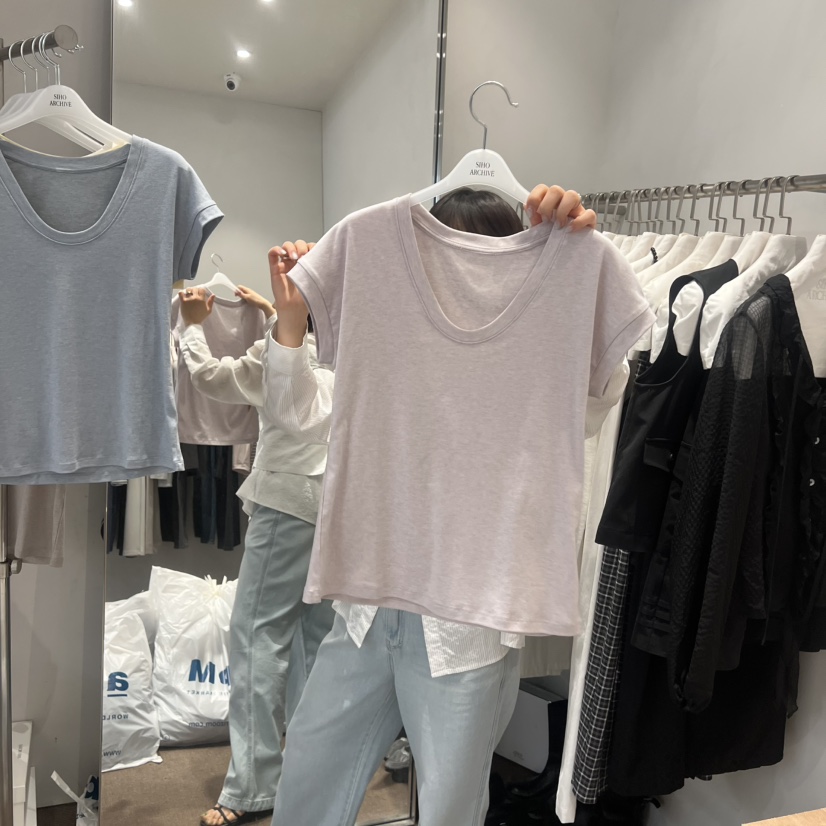 SIHO ARCHIVE韓國直郵女士新款時尚熱賣26春夏推薦休閑T恤SIHO ARCHIVET恤圖色7