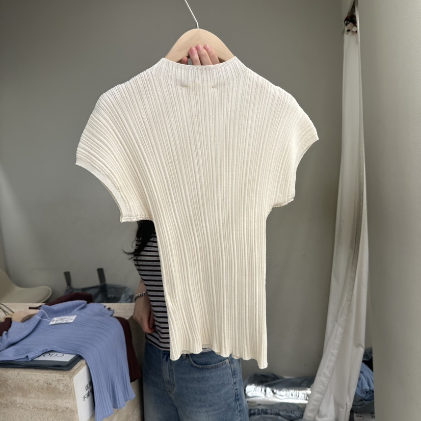 EOOB/LAMEREI韓國直郵實拍女裝新品時尚職業襯衫蕾絲衫高領EOOB/LAMEREI襯衫/蕾絲衫