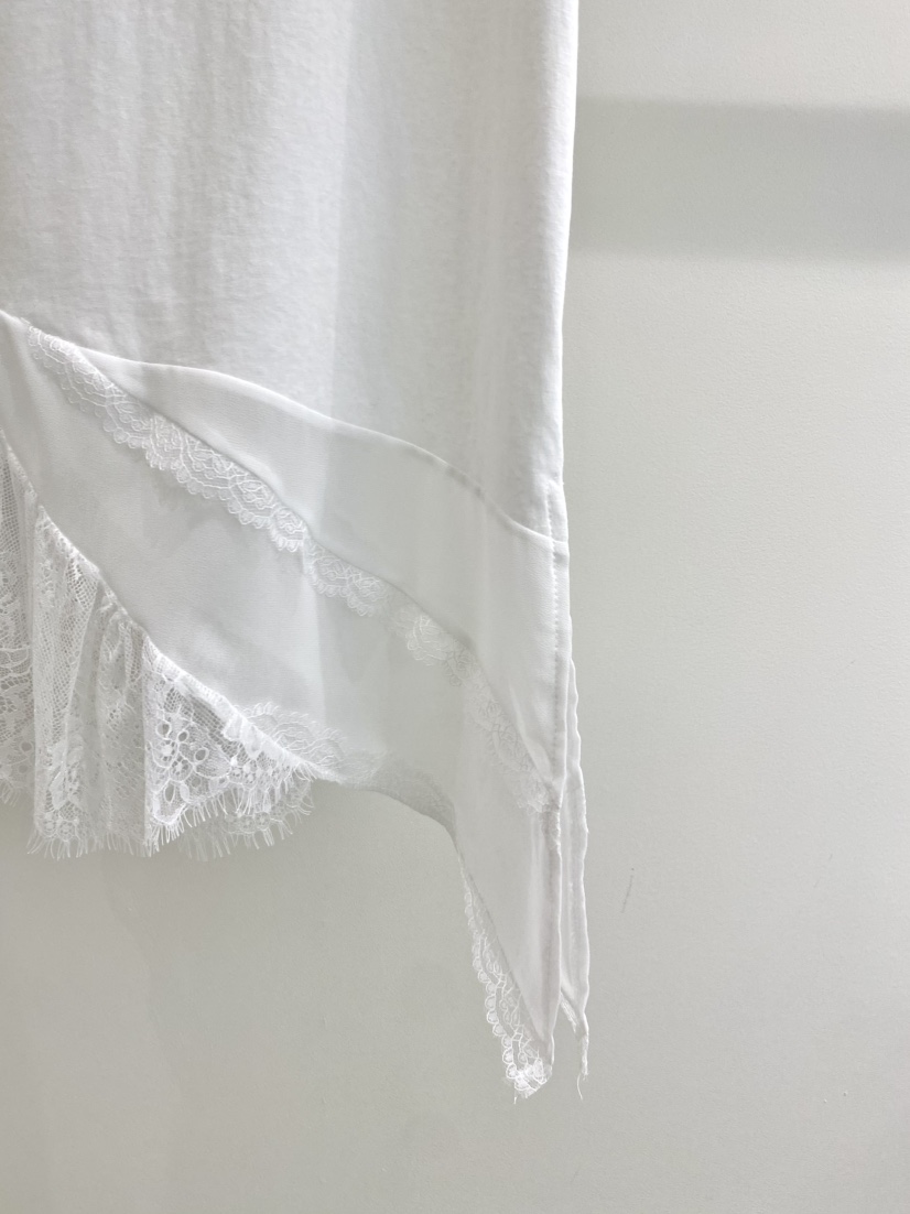 1968韓國代購女士新品時尚推薦職業人氣吊帶背心不對稱蕾絲1968/YEOUYA吊帶/背心