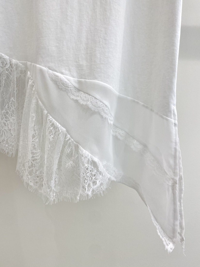 1968韓國代購女士新品時尚推薦職業人氣吊帶背心不對稱蕾絲1968/YEOUYA吊帶/背心