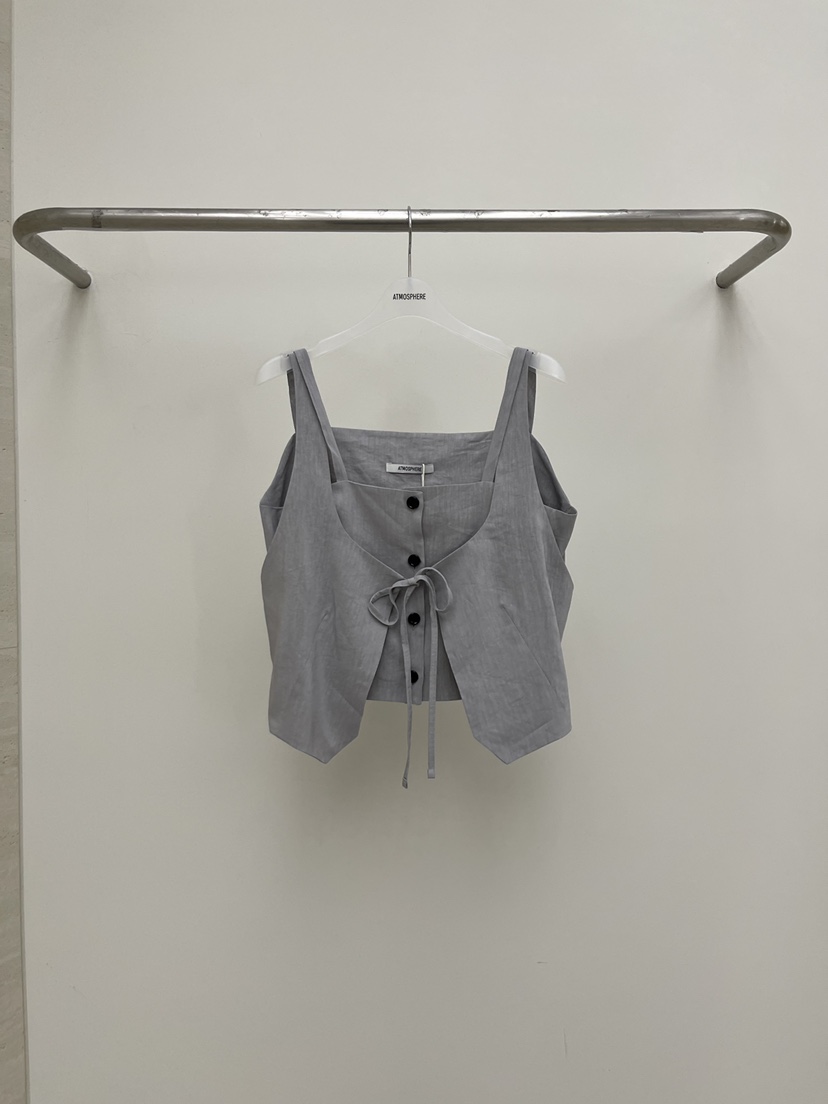 ATMOSPHERE韓國東大門代購女士新品人氣襯衫蕾絲衫亞麻布ATMOSPHERE/BLING襯衫/蕾絲衫圖色1