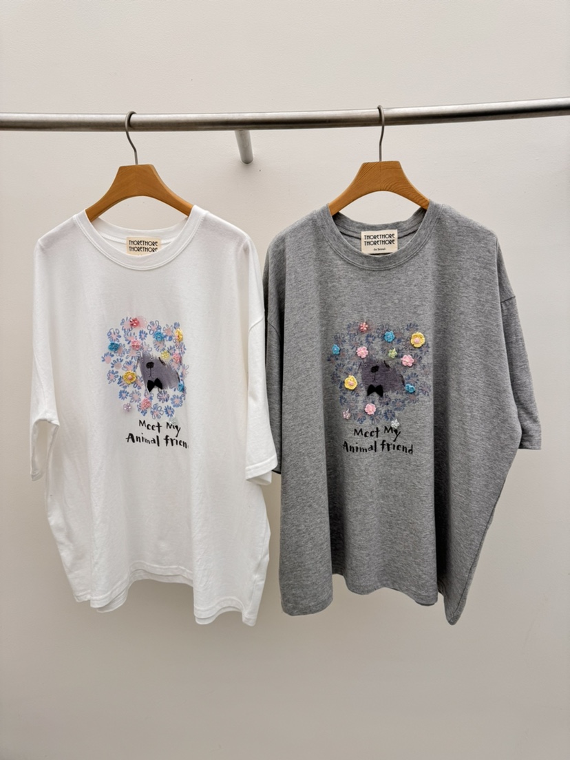 THORE韓國直郵女士新品熱賣職業休閑人氣推薦時尚26春夏T恤THORET恤