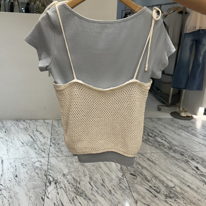 EOOB/LAMEREI韓國直郵女裝新款推薦26春夏熱賣休閑吊帶背心EOOB/LAMEREI吊帶/背心