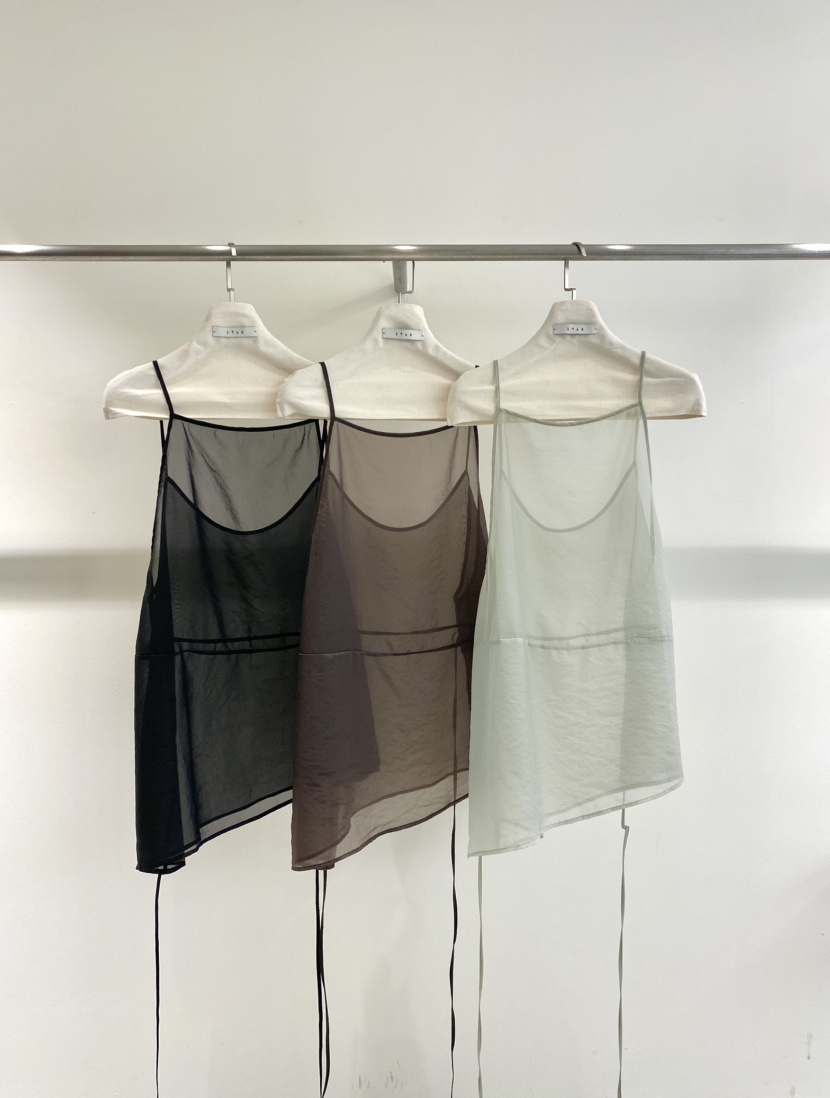 1968韓國東大門代購女裝新品26春夏職業熱賣吊帶背心歐根紗1968/YEOUYA吊帶/背心