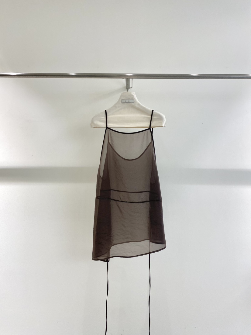 1968韓國東大門代購女裝新品26春夏職業熱賣吊帶背心歐根紗1968/YEOUYA吊帶/背心圖色2