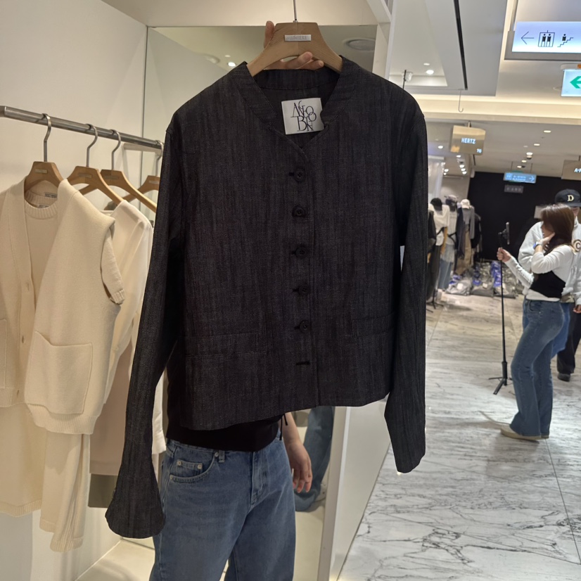 MER韓國直郵實拍女裝新品26春夏職業熱賣推薦休閑人氣夾克MER/ANGELO BIANCO夾克圖色2