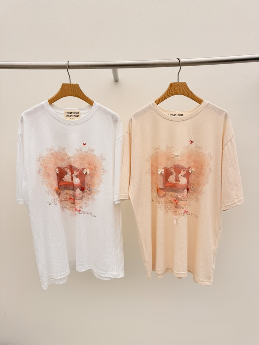 THORE韓國直郵實拍女士新品時尚26春夏熱賣推薦職業人氣T恤THORET恤
