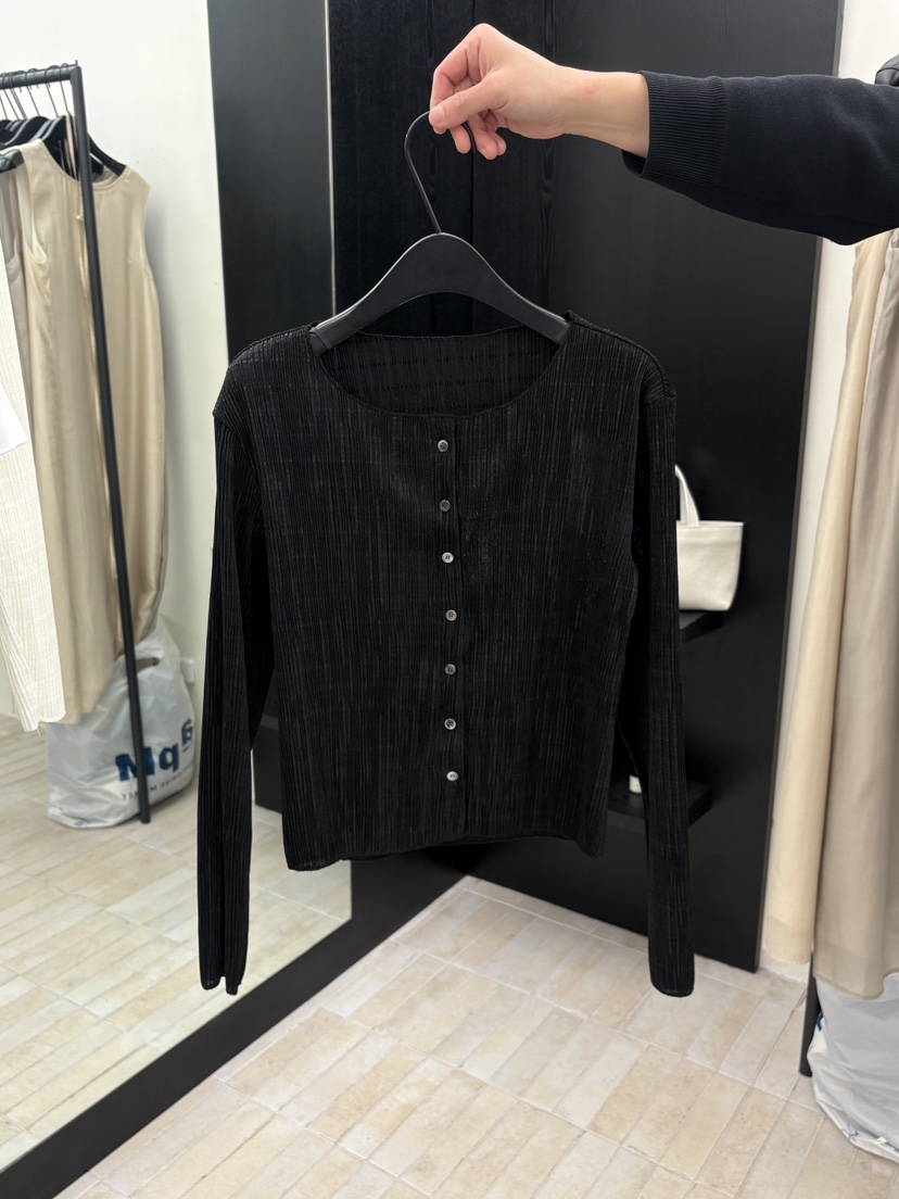 MOANI韓國東大門直郵女裝新品推薦人氣職業針織衫褶裥開衫MOANI針織衫圖色3