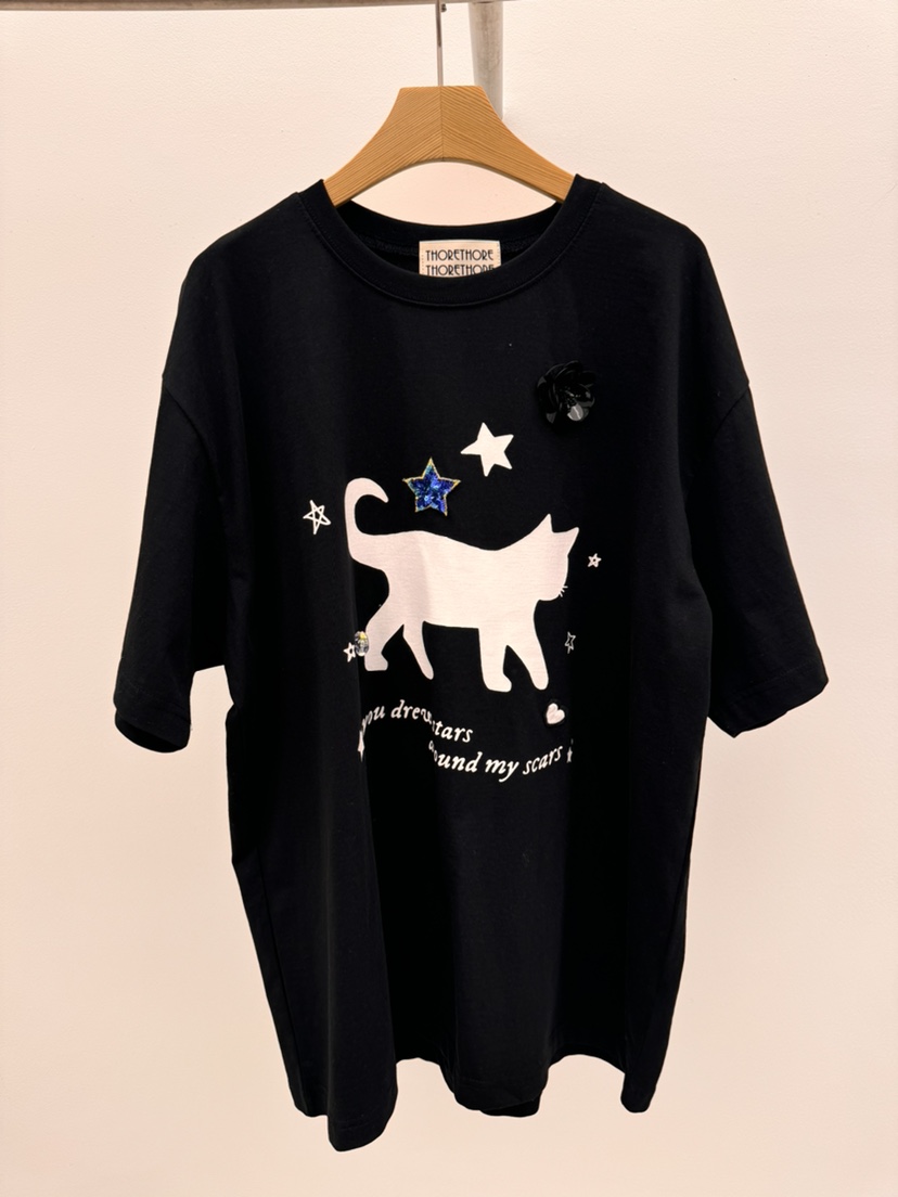 THORE韓國直郵實拍女裝新品推薦人氣26春夏時尚熱賣休閑T恤THORET恤圖色2