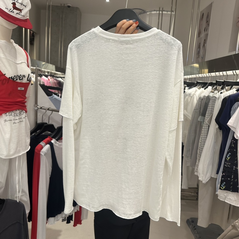 ARTE STUDIO/ATTENTION EDITORIAL韓國東大門直郵女裝新品26春夏長袖T恤ARTE Studio長袖T恤