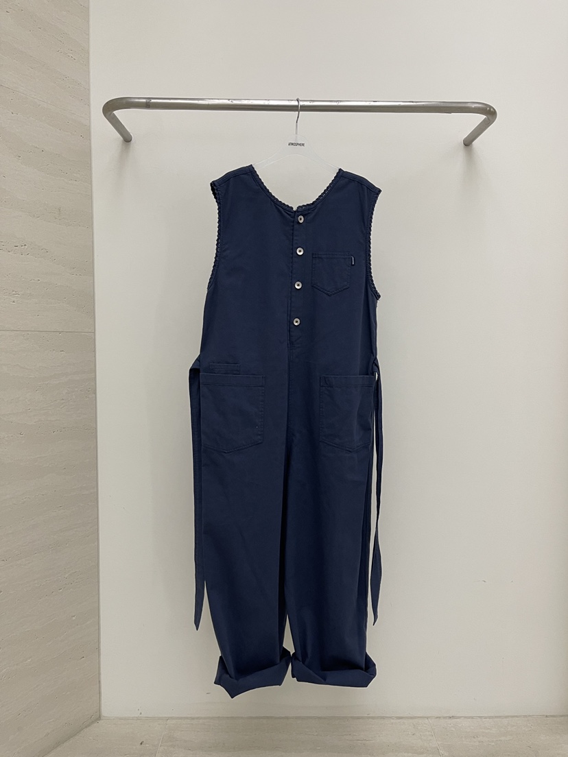 ATMOSPHERE韓國東大門直郵女士新品時尚26春夏連體褲蕾絲ATMOSPHERE/BLING連體褲圖色2