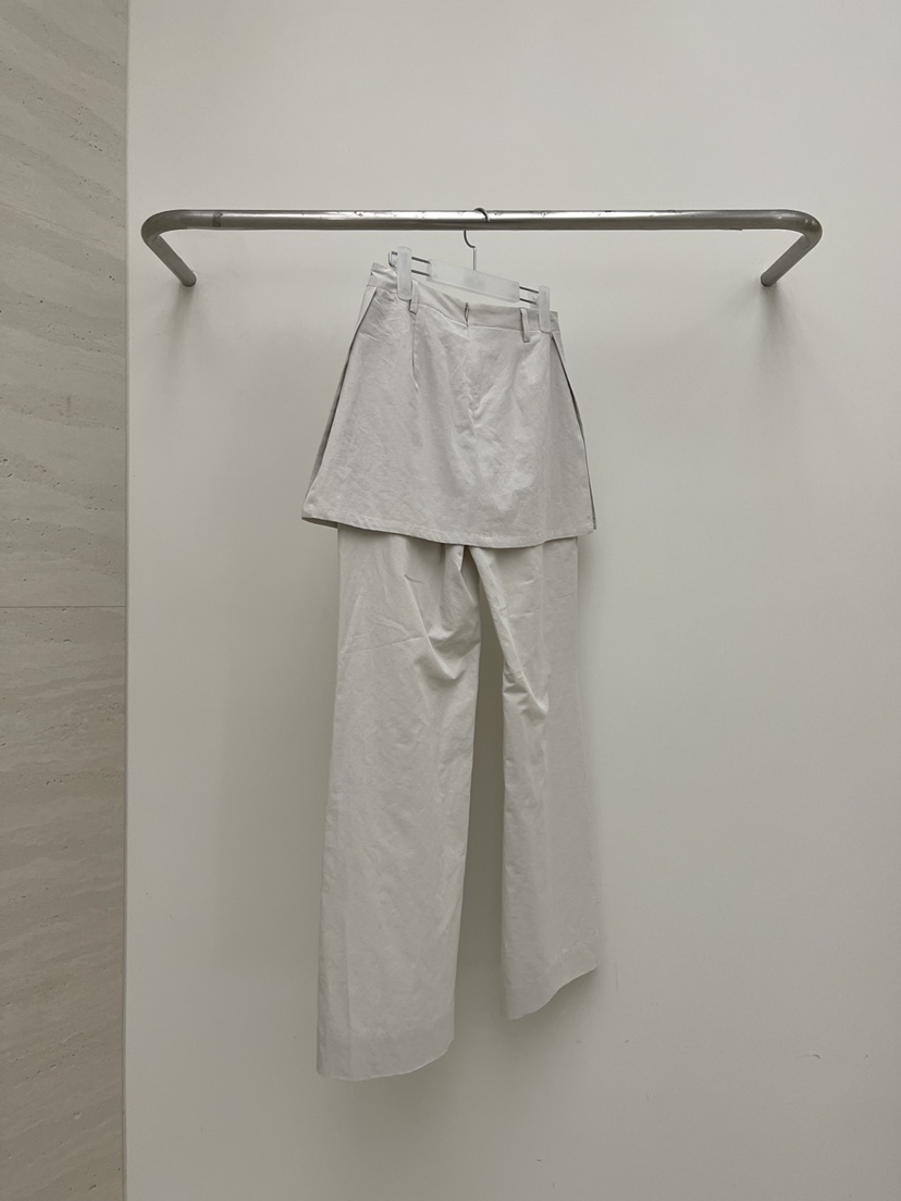 ATMOSPHERE韓國直郵女士新品職業休閑推薦熱賣人氣裙褲亞麻ATMOSPHERE/BLING裙褲