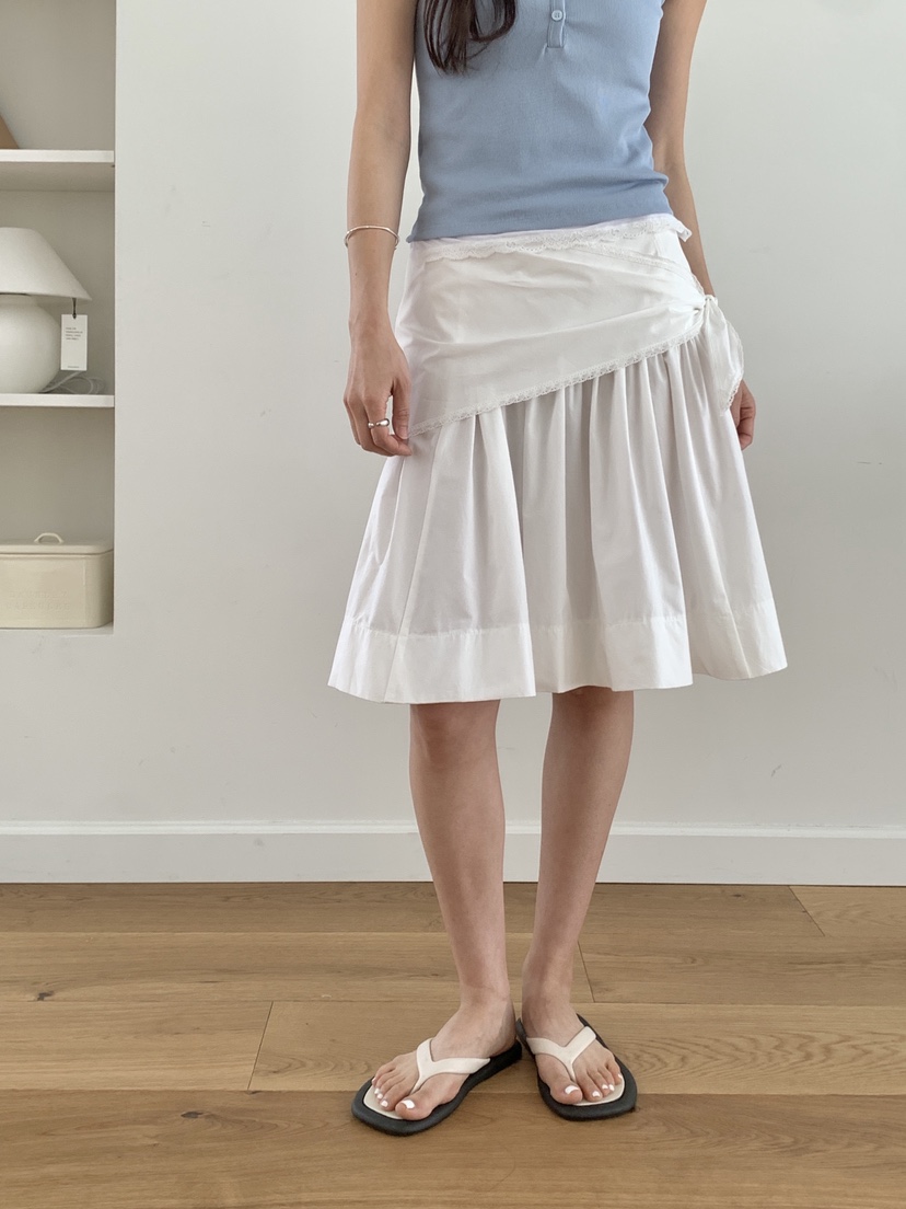 RE:OPENING韓國東大門代購女士新款時尚半身裙中短裙圍巾RE:OPENING半身裙/中短裙