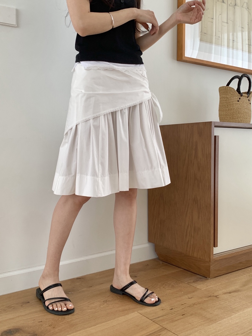 RE:OPENING韓國東大門代購女士新款時尚半身裙中短裙圍巾RE:OPENING半身裙/中短裙