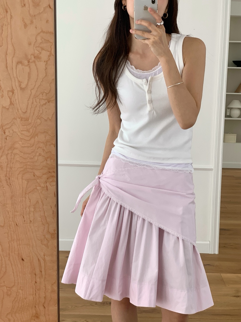 RE:OPENING韓國東大門代購女士新款時尚半身裙中短裙圍巾RE:OPENING半身裙/中短裙