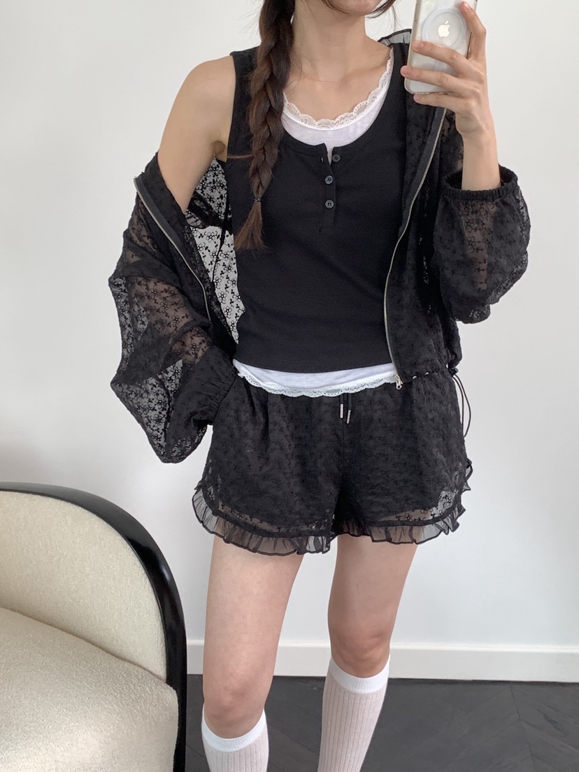 RE:OPENING韓國東大門直郵女士新品職業時尚26春夏熱賣短褲RE:OPENING短褲