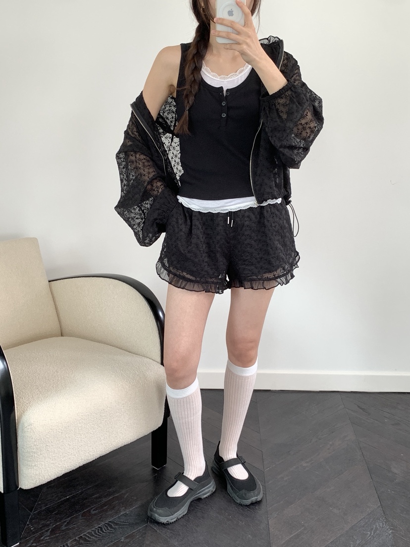 RE:OPENING韓國東大門直郵女士新品職業時尚26春夏熱賣短褲RE:OPENING短褲