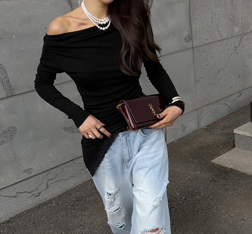 JENNY 1976韓國代購女士新品推薦人氣時尚長袖T恤不含項鏈JENNY 1976長袖T恤