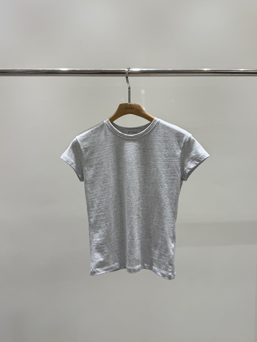 STAGE韓國東大門直郵女士新品人氣26春夏休閑時尚熱賣T恤STAGET恤圖色4