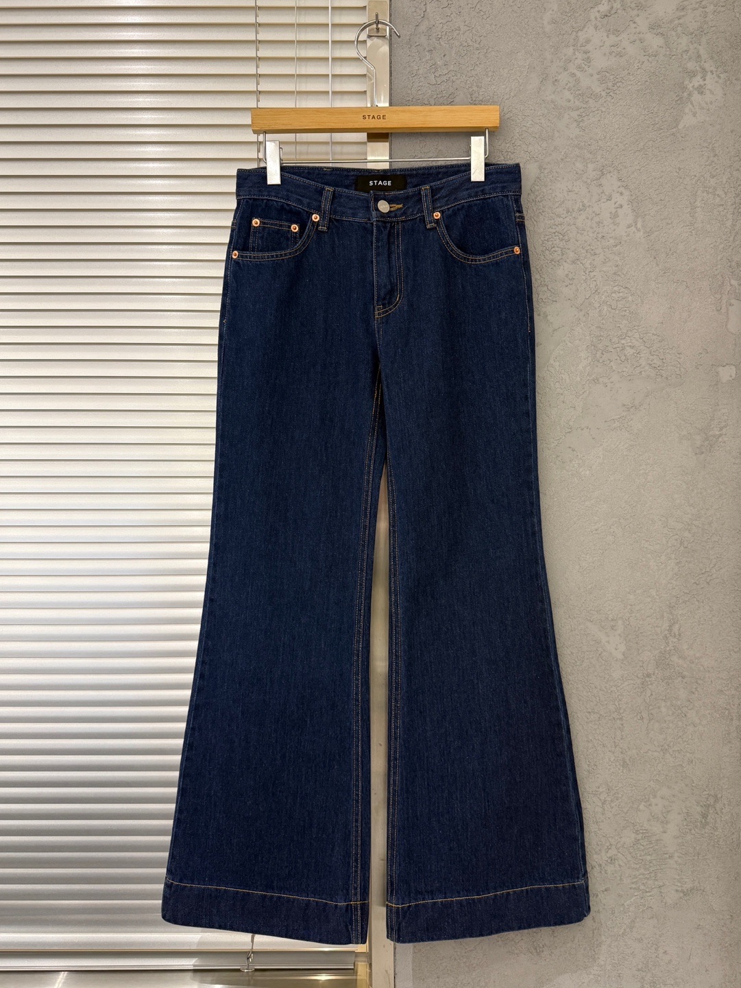 STAGE韓國代購女士新品人氣休閑職業時尚熱賣26春夏牛仔褲STAGE牛仔褲