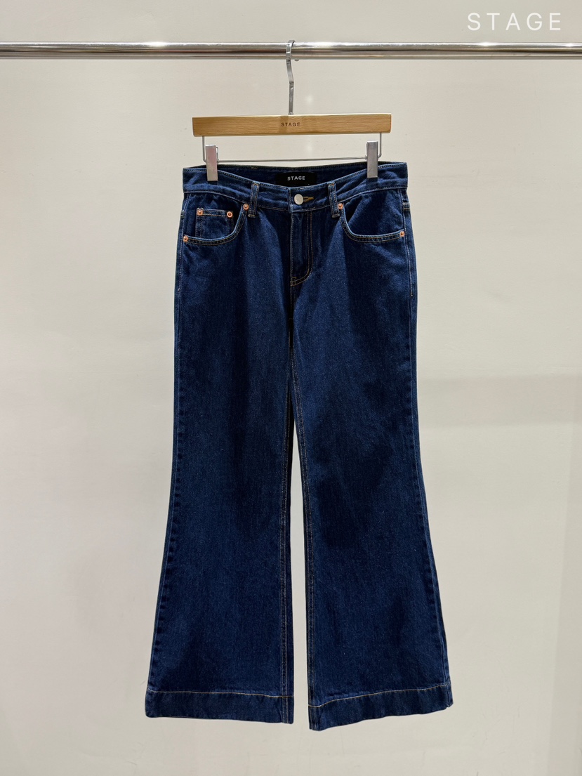 STAGE韓國代購女士新品人氣休閑職業時尚熱賣26春夏牛仔褲STAGE牛仔褲圖色1