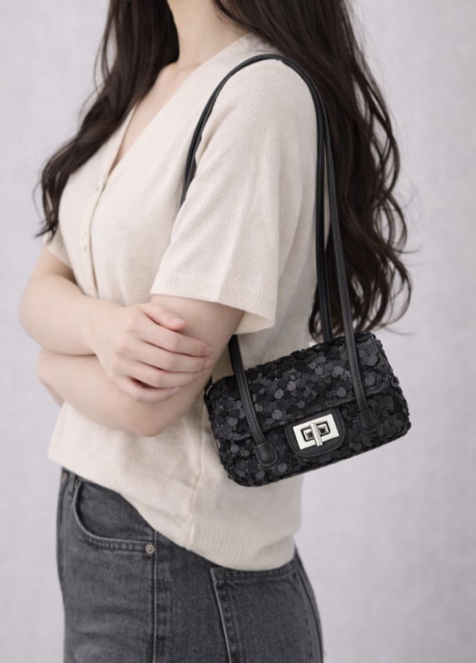 TROUVAILLE韓國直郵女裝新品26春夏時尚休閑職業單肩斜跨包TROUVAILLE單肩/斜跨包