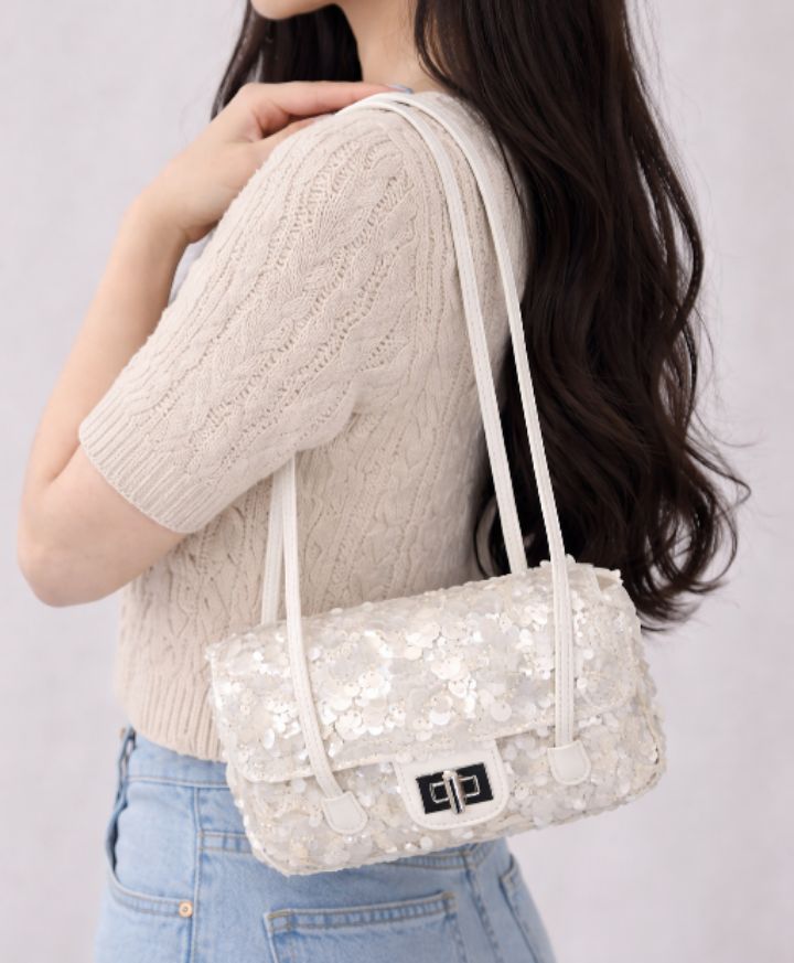 TROUVAILLE韓國直郵女裝新品26春夏時尚休閑職業單肩斜跨包TROUVAILLE單肩/斜跨包