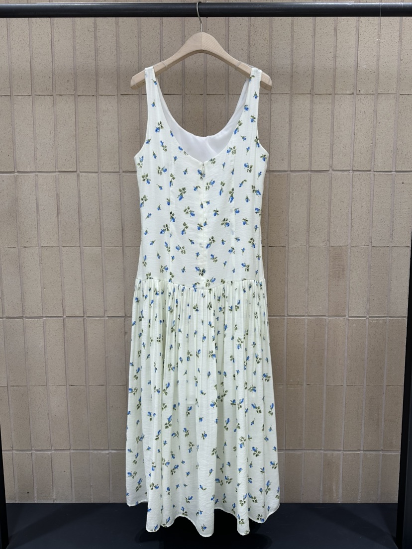 FOSET韓國東大門代購女裝新款熱賣26春夏職業時尚連衣裙小花FOSET連衣裙