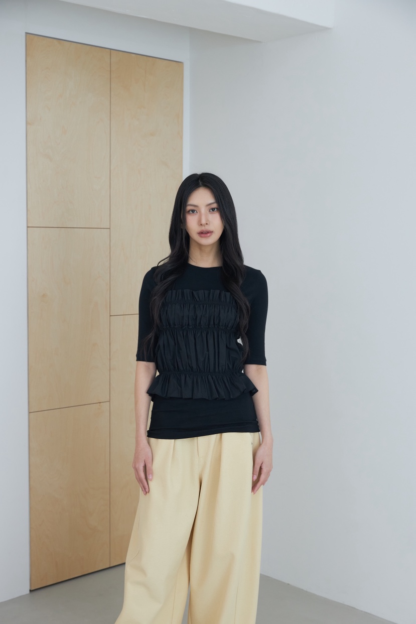 LE-PPL韓國代購女裝新品26春夏時尚職業推薦休閑T恤套裝LE-PPLT恤